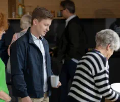 Moritz Ostermaier beim Tag der offenen Tür