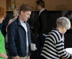 Moritz Ostermaier beim Tag der offenen Tür
